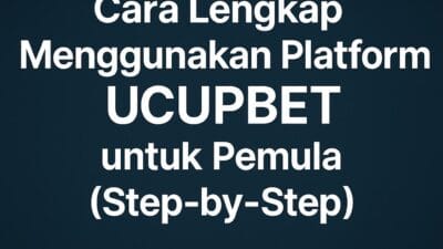 6 Cara Lengkap Menggunakan Platform UCUPBET untuk Pemula (Step-by-Step)